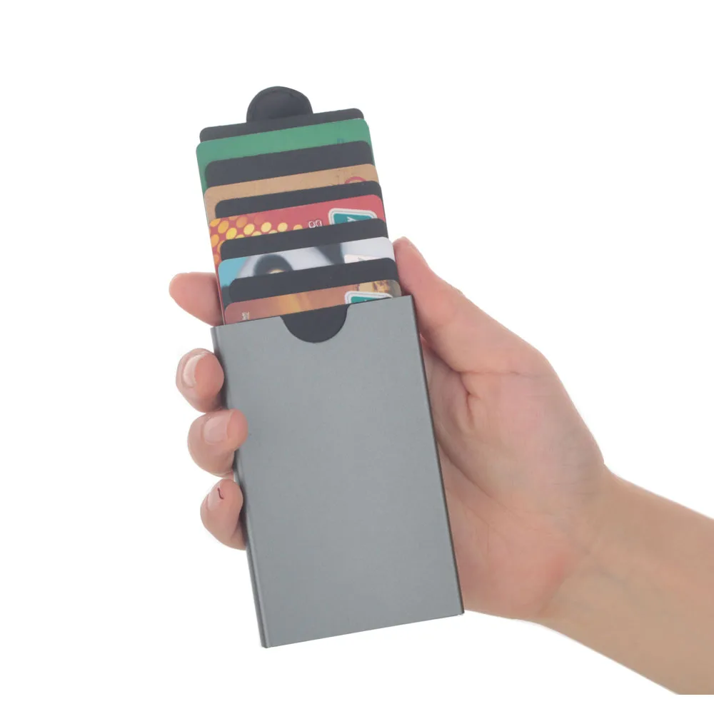 2019 алюминиевая карта из сплава держатель Анти Rfid Блокировка Кредитная ID банк