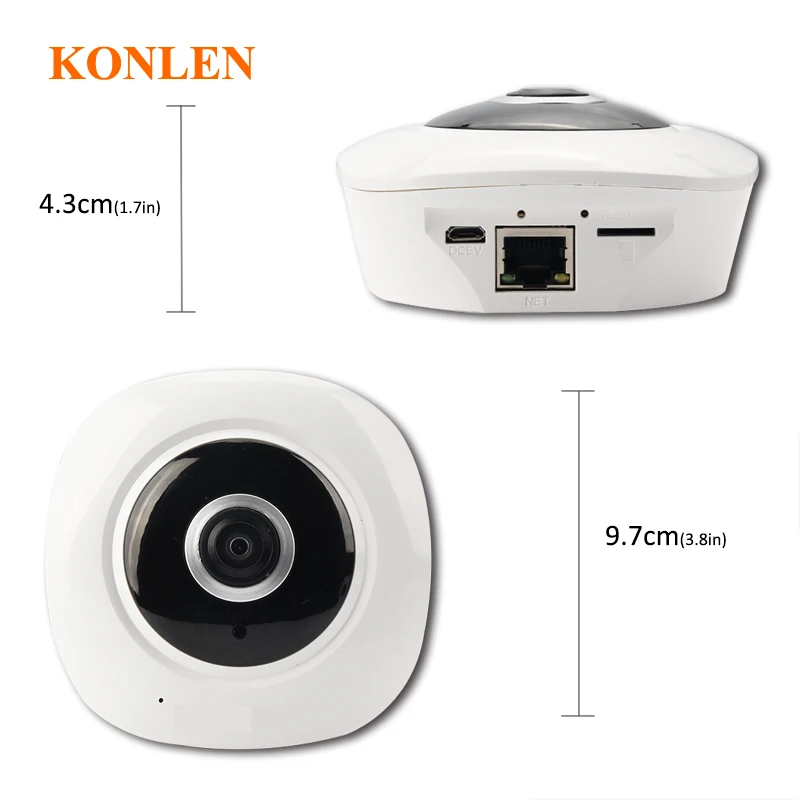 3MP HD IP 360 Camera Panoramic 7