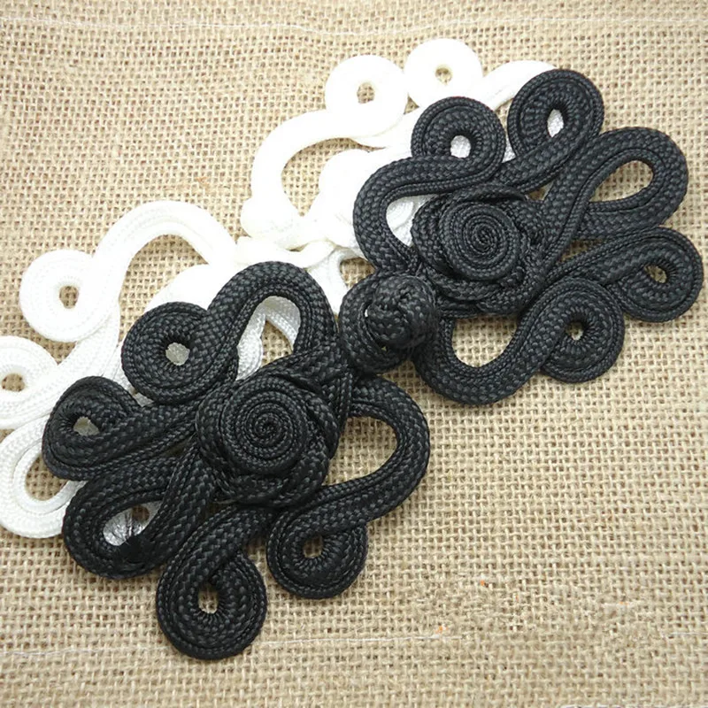 

China Knot Button 8*19CM Big Quantity Big Discount Fabric Button Knot Buttons Sewing Rope Plate Belt buckle 1PCS