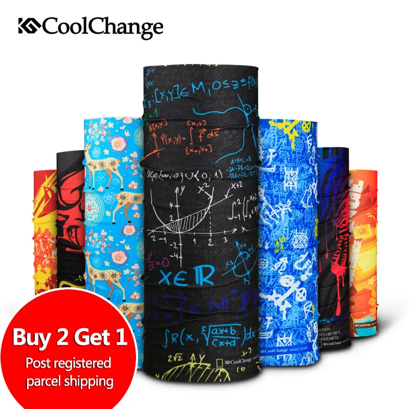 cheap CoolChange Sports face Mask Riding Bandana Headwear Mtb Mountian Bike Head Scarf Male Ski Cycling Bicycle Face Shield Men Women