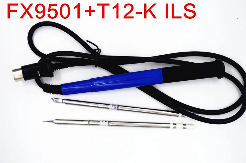 NOVFIX 2pcs T12 Tips with 9501 Handle For Hakko FX951 950 Soldering Station Electric Welding tools soldering
