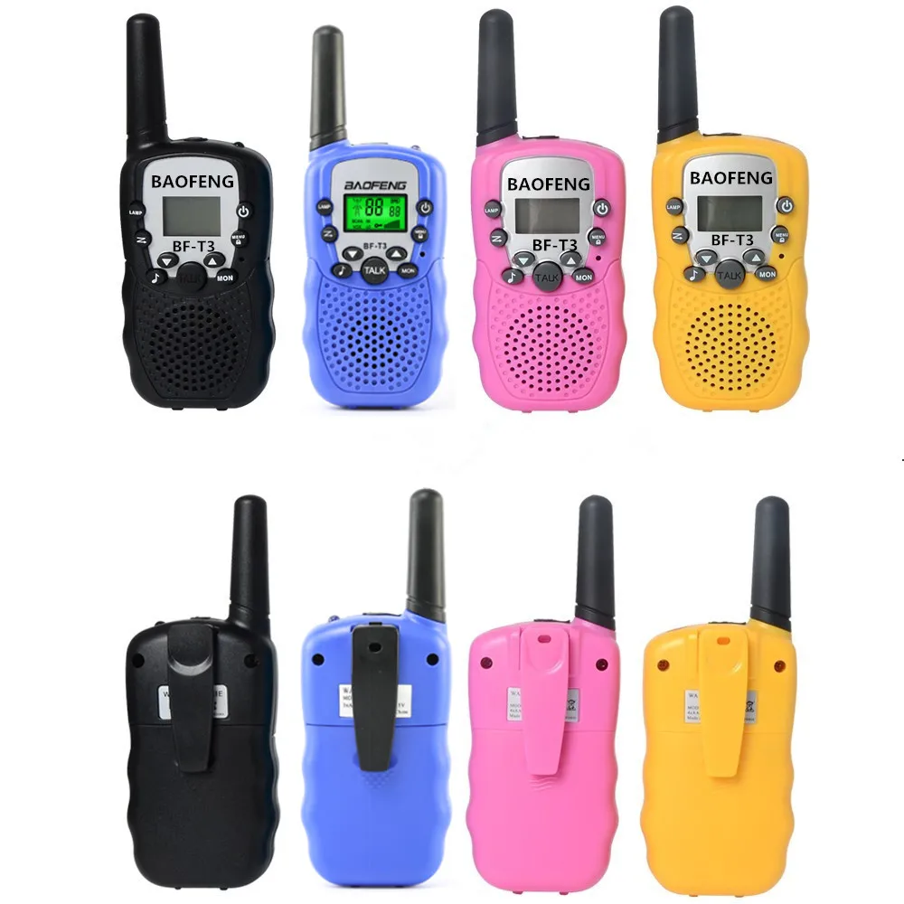 

2pcs Wholesale Children Mini Kids UHF Walkie Talkie BF-T3 Baofeng FRS Two Way Radio Comunicador T3 Handy Talkie Hf Transceiver
