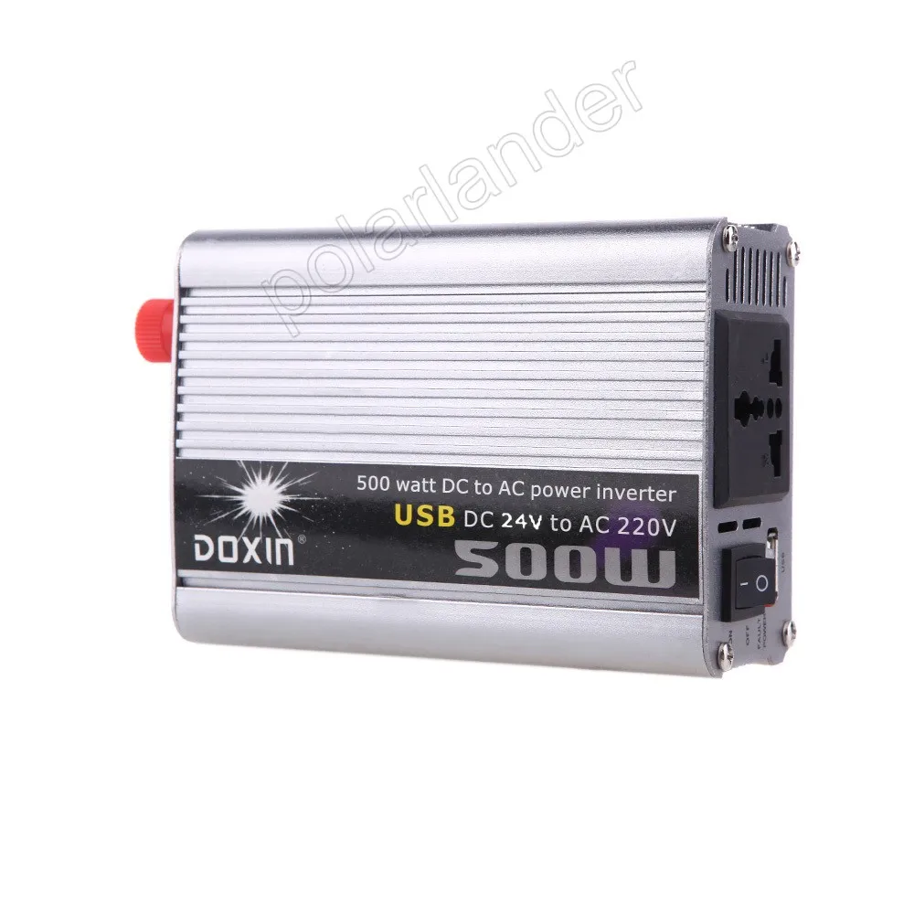 24 V DC do AC 220 V zmodyfikowana fala sinusoidalna samochodu transformator napięcia Auto moc silnika przetwornica falownika 500 W USB ładowarka sieciowa 24 V DC do AC 220 V zmodyfikowana fala sinusoidalna samochodu transformator napięcia Auto moc silnika przetwornica falownika 500 W USB ładowarka sieciowa