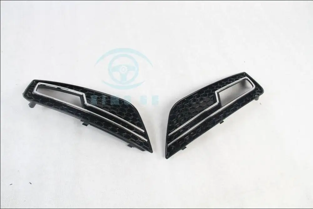 

front fog lamp light cover bar trim moulding for Audi A4 RS4 B9 2013 2014 2015