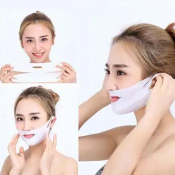 

1Pc V-Shape Thin Face Mask Slimming Lifting Firming Fat Burn Chin V-line Women Wrinkle V Face Chin Cheek Lift Up Slimming Mask
