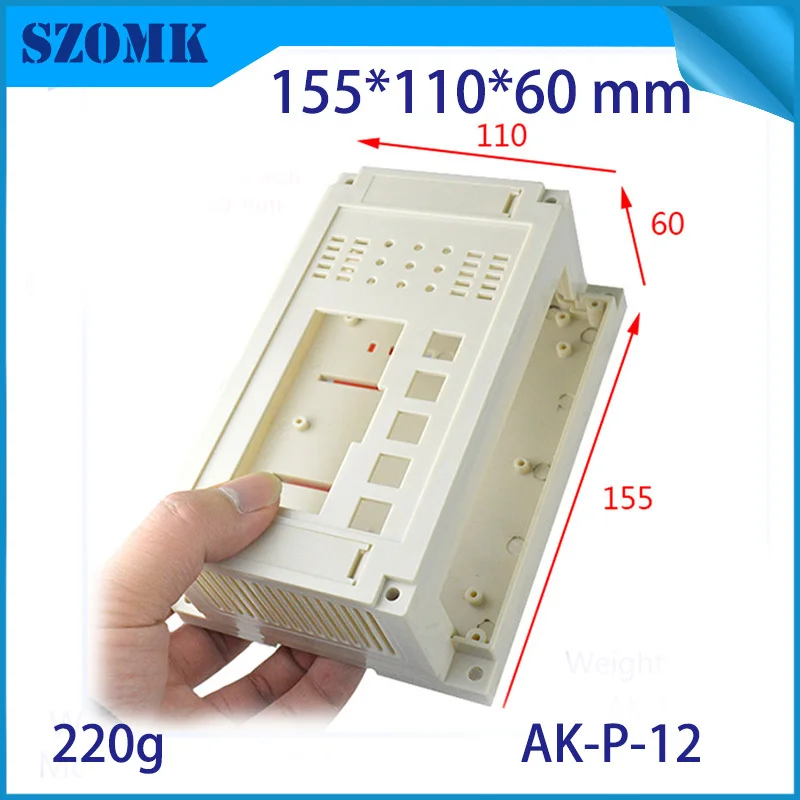 plastic din rail enclosure box junction housing abs control enclosure szomk din boxes power supply distribution project case   (3).jpg