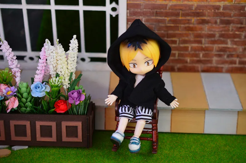 

New [Long Sleeve Jacket With Hat] OB11 Jacket 1/12 Doll Coat obitsu11 Clothes (Fit Ob11,obitsu11,BJD12,cu-poche)06