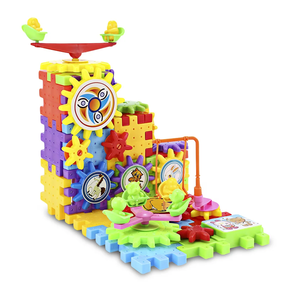 Buy DIY Electric Blocks Bricks Mechanical Gears