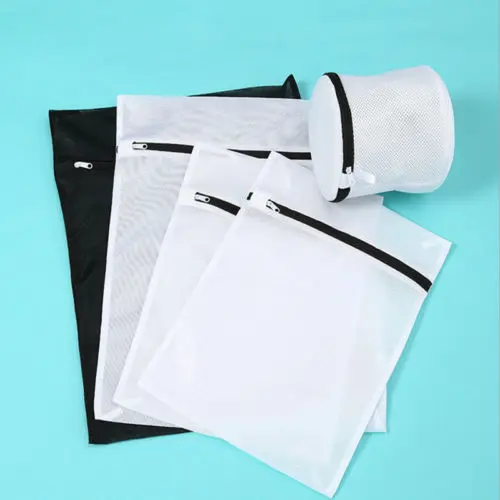 

Laundry Washing Mesh Net Zipped Underwear Bra Socks Clothes Wash Bag