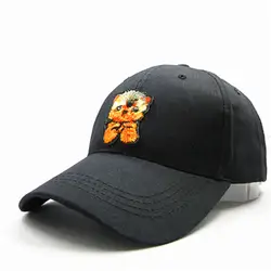 Милая собака вышивка хлопок Casquette Бейсбол Кепки Кепки Регулируемый Snapback Шапки для детей, мужчин, женщин 153