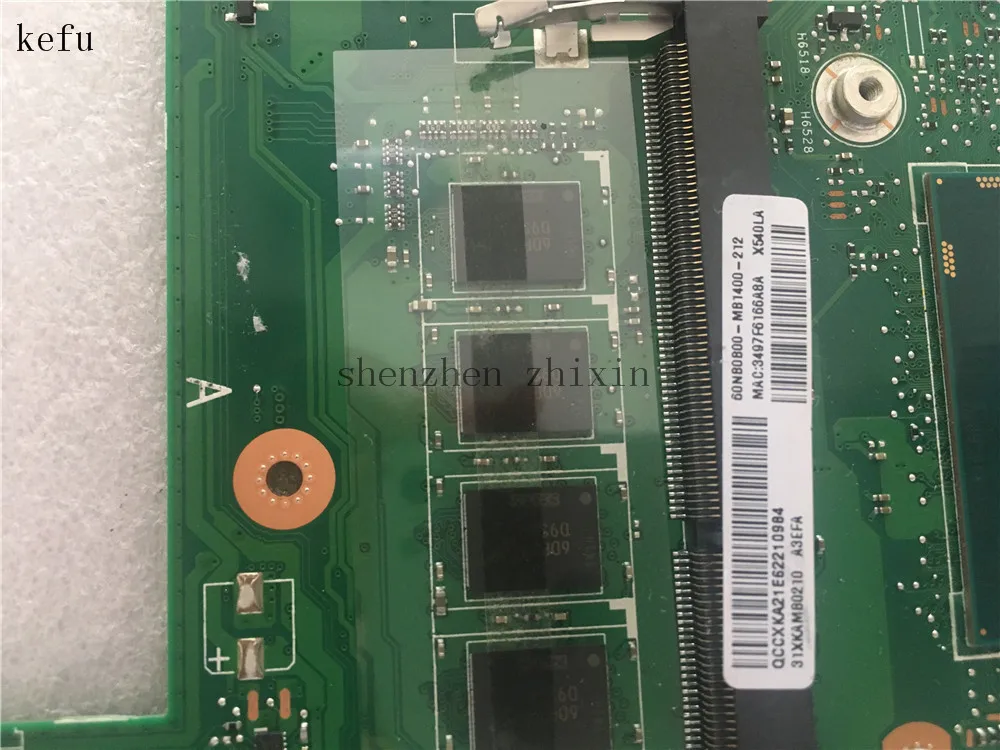 Материнская плата KEFU для ноутбука Asus X540LJ стандартный процессор X540 REV.2.1