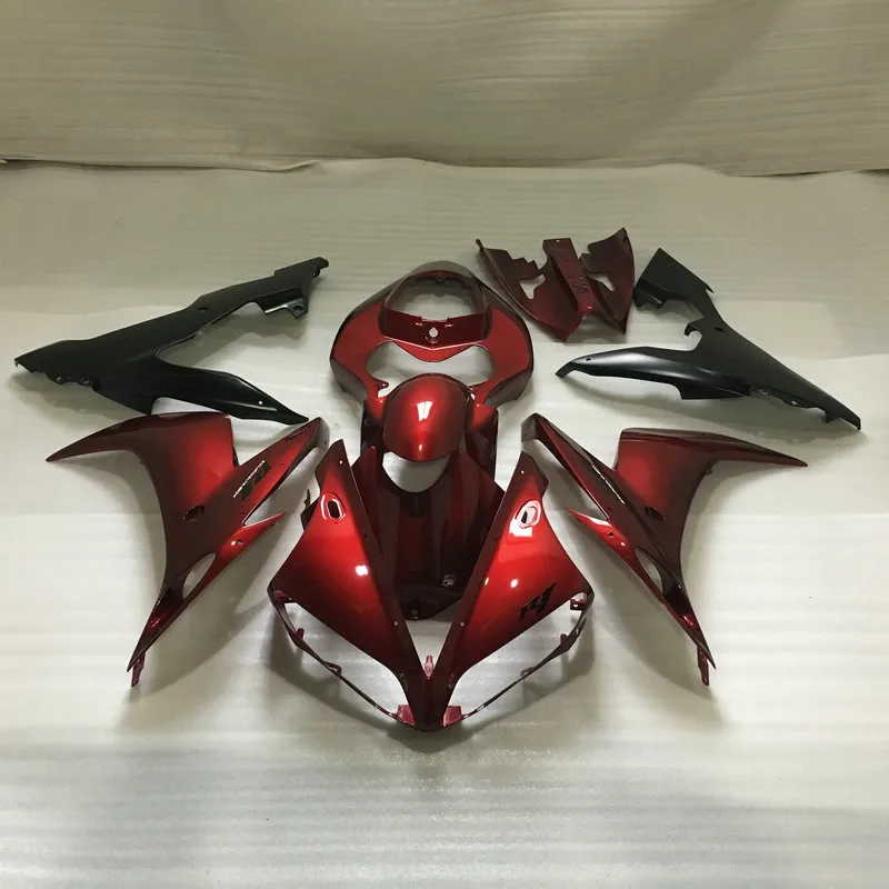 

Motorcycle Fairing Kit for YAMAHA YZFR1 04 05 06 YZF R1 2004 2005 2006 YZFR1000 ABS red black Fairings set+7gifts YP04