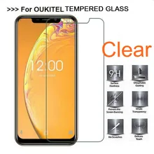 Oukitel K9 K8 K7 K10 Temperli Cam Oukitel C11 C12 C13 Pro U25Pro U23 U15 C8 Şeffaf HD ekran koruyucu koruyucu film(China)