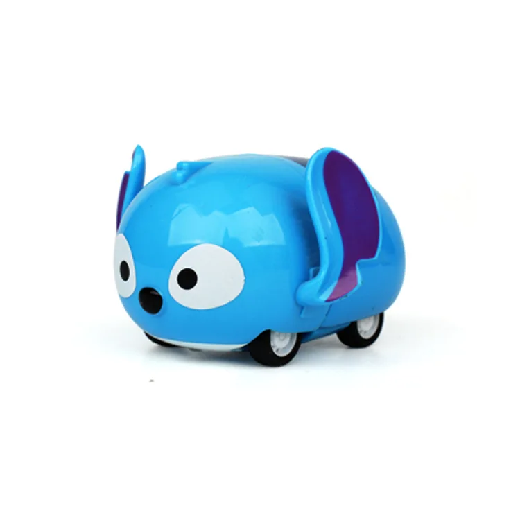 stitch Стежка 3 глаза монстр оттяните назад Литой мини автомобиль игрушка для девочек мультфильм откатный трюк автомобиль игрушки для детей - Цвет: stitch
