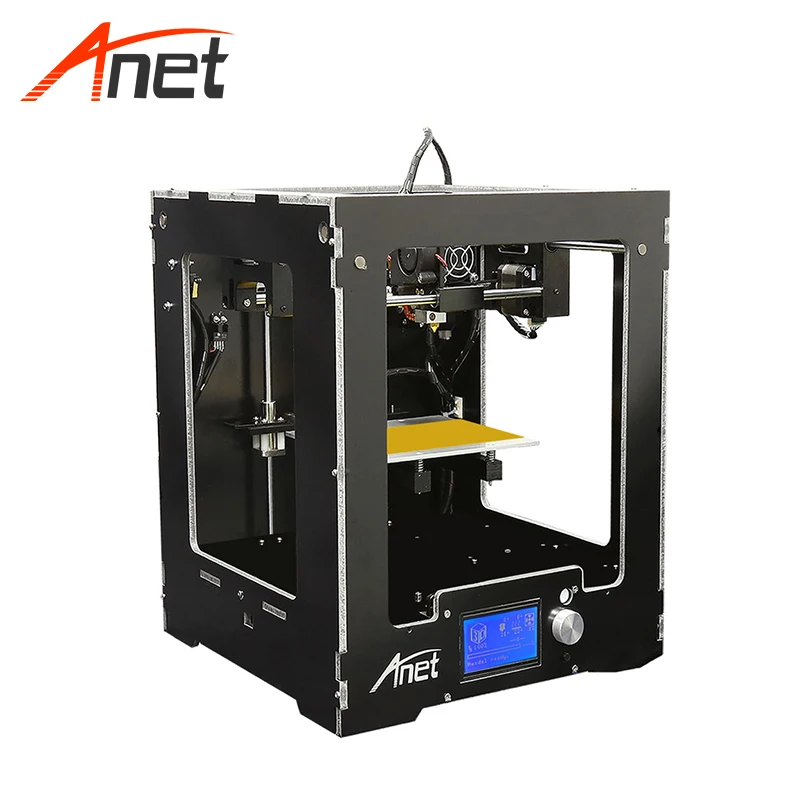 Anet A3S алюминиевый корпус 3d печатная машина Impressora Высокая точность 12864 ЖК экран