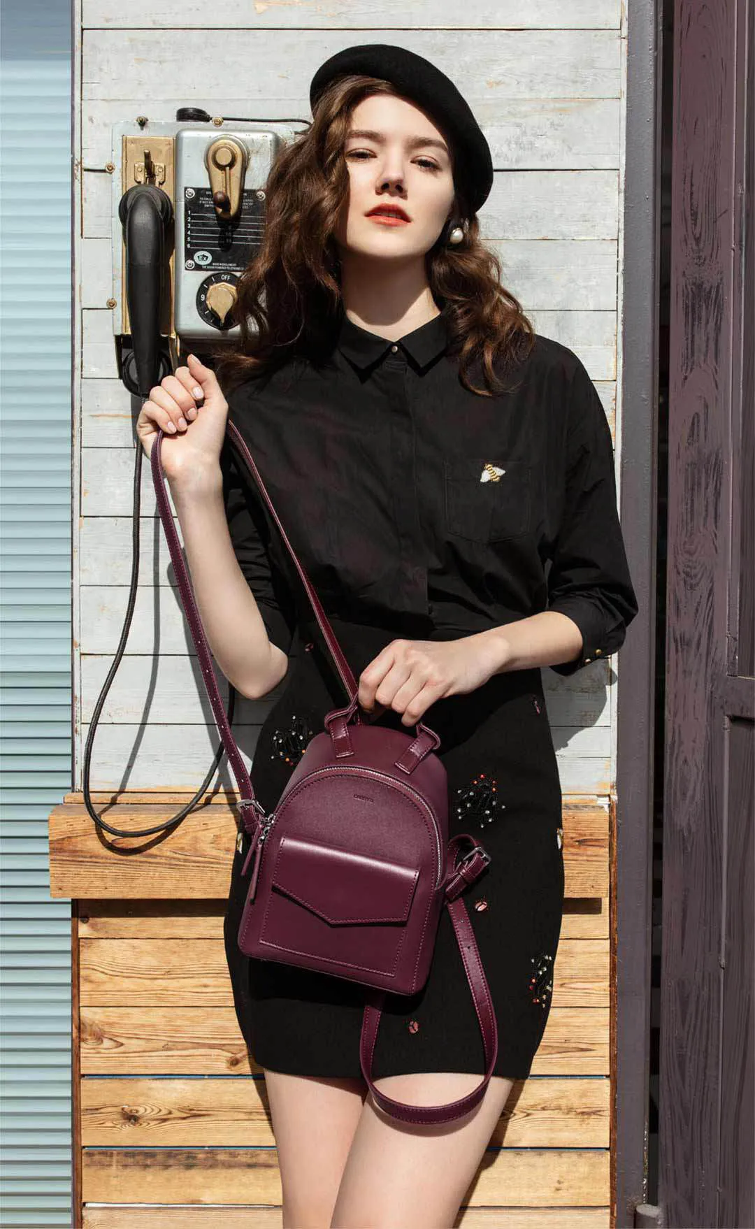 Xiaomi Mijia CARRY'O минималистичный кожаный рюкзак дорожная сумка на плечо простой и удобный для хранения элегантный дизайн