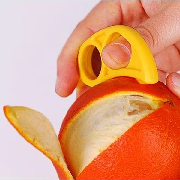 Мышь Форма лимоны оранжевый цитрусовый нож для пилинга для удаления ломтерезки резак быстро зачистки кухонный инструмент