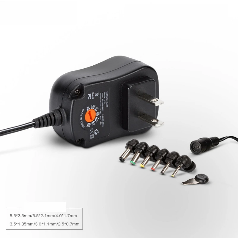 

Universal Adjustable AC/DC Charger Adapter Switching Power Supply 3V 4.5V 5V 6V 7.5V 9V 12V 12W Power Charger Adaptor EU/US/UK