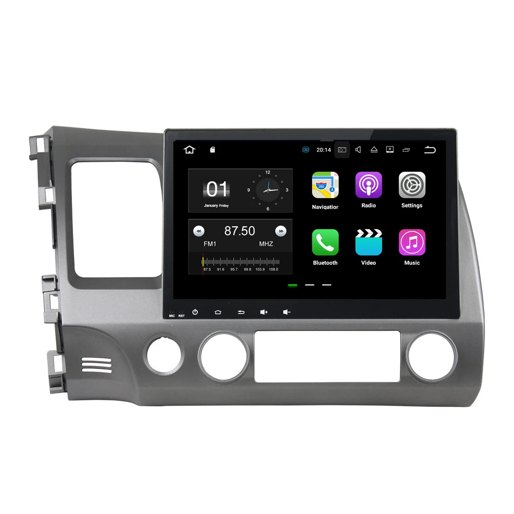 

1024*600 10.1 Inches RAM 2G ROM 16G Android 8.1.0 Quad Core Android Car Multimedia Player Head Unit For Honda CIVIC 2006-2011