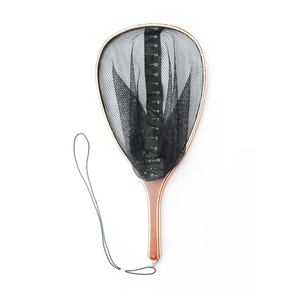 

SF Fly Fishing Landing Net Trout Net With Bottom Ruler Streamside Stream Gear