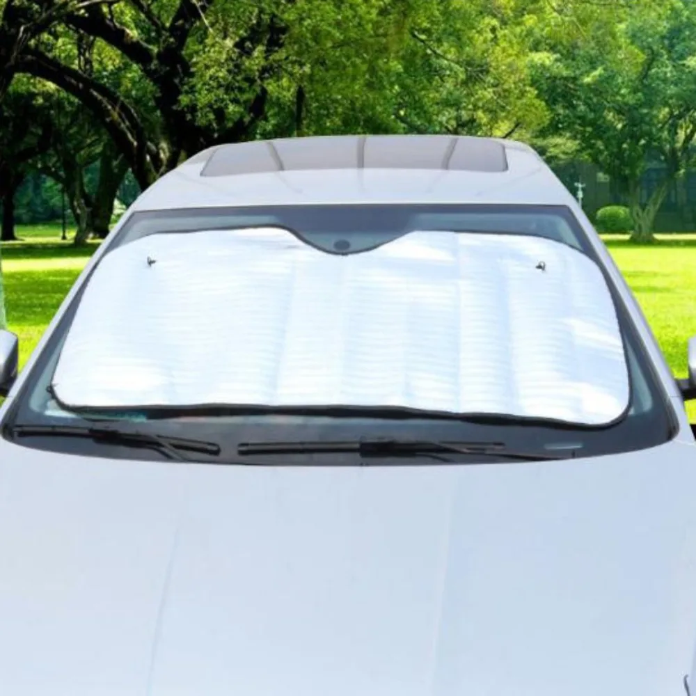 Односторонний солнцезащитный козырек для автомобиля на переднее окно, солнцезащитный козырек из алюминиевой фольги, защита от солнца, защита от солнца на лобовое стекло