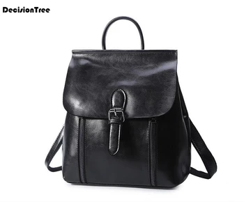 

Genuine Leather 2020 New Design Multipurpose Backpack Shopping Bag School Backpack For Girl Brand Travel Luggage Shoulder Bag