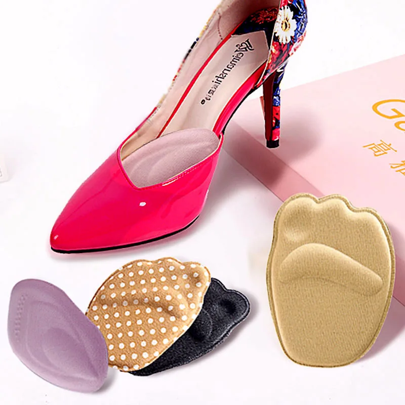12Pairs Women Forefoot Thick Anti-slip Foot Pad High-heeled Shoe Female Half Pad Half-foot Half Yards Insoles Pain-proof Comfort