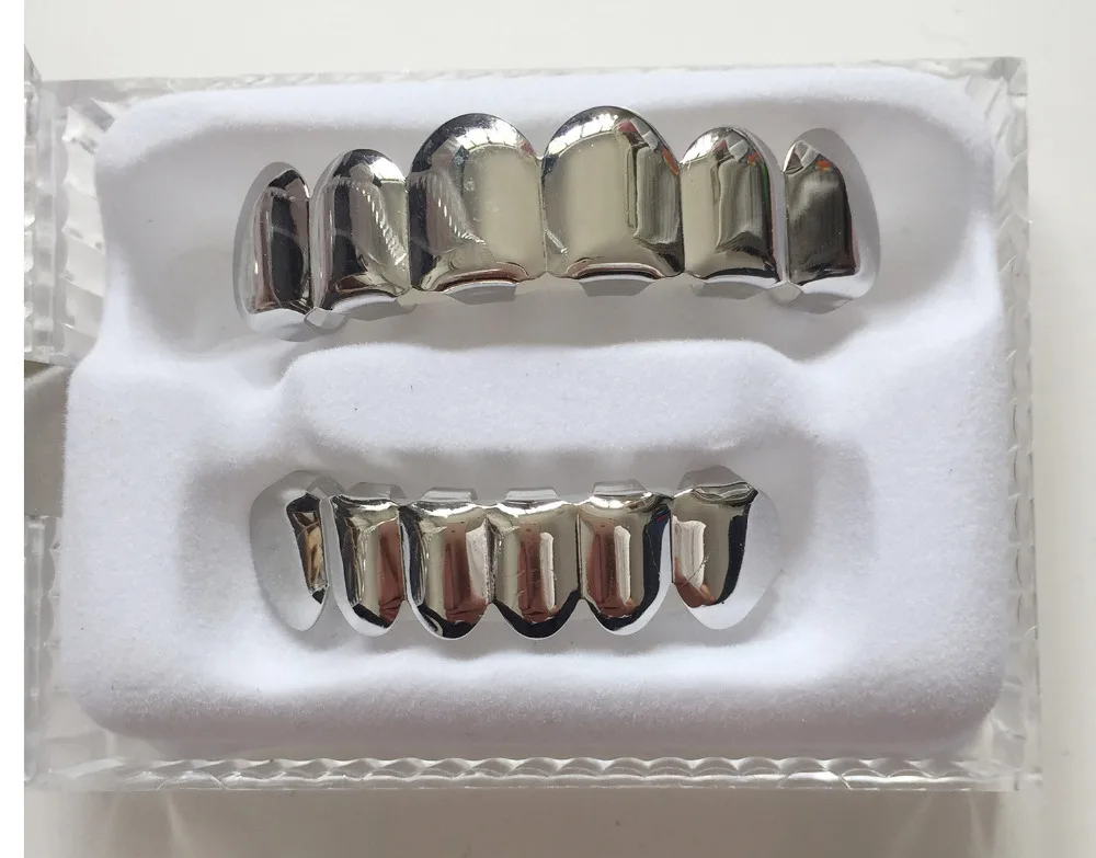 Buy Grillz Brand Boxed Grillz REAL SHINY SILVER PLATED