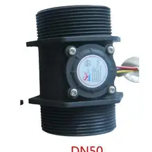 Промышленных dn50 датчика Холла потока вода измеритель пульса 2 дюймов расходомер