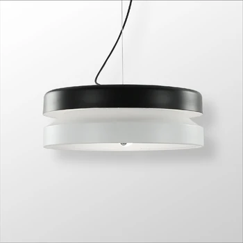 

Vemma Nordic modern minimalist black and white LED lamp act the role ofing out personality restaurant bedroom study