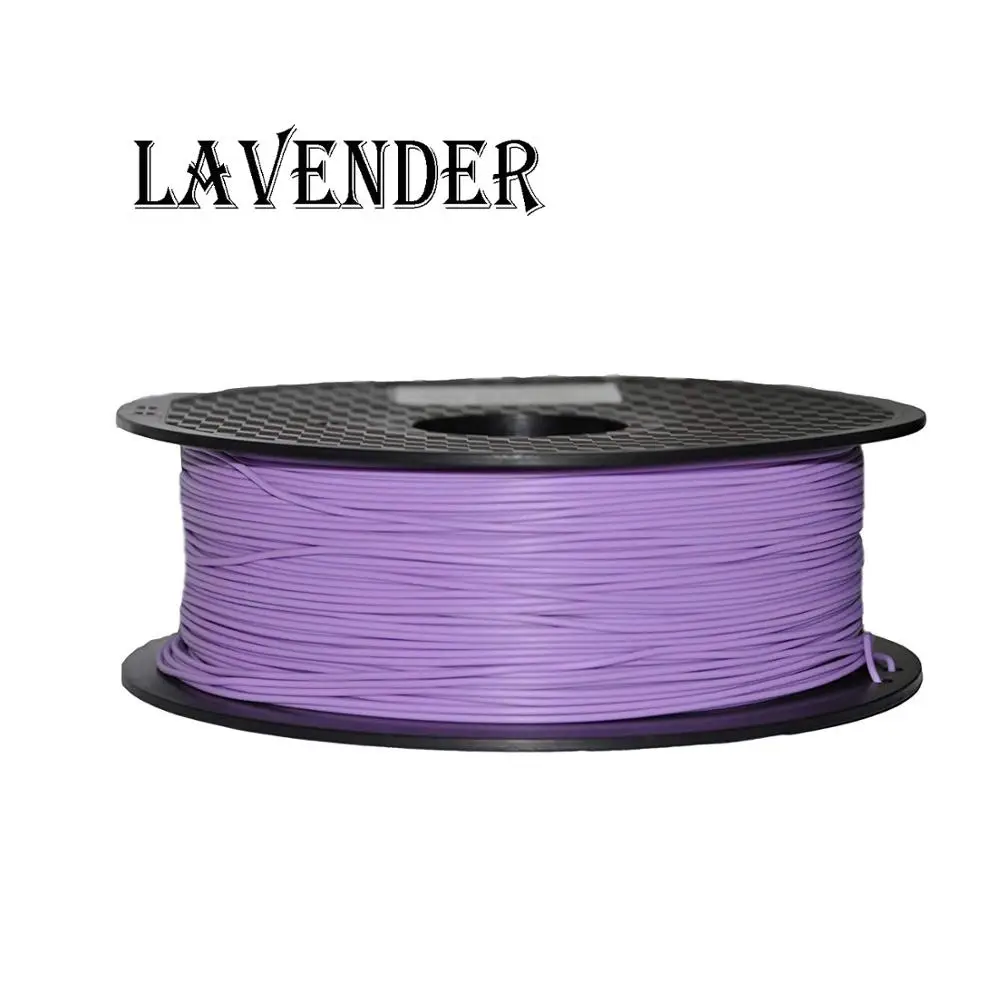 JURUI PLA/ABS 3d принтеры нити нагревателя 1,75 1 кг/рулон PLA/ABS 3d принтер катушки - Цвет: ABS Lavender