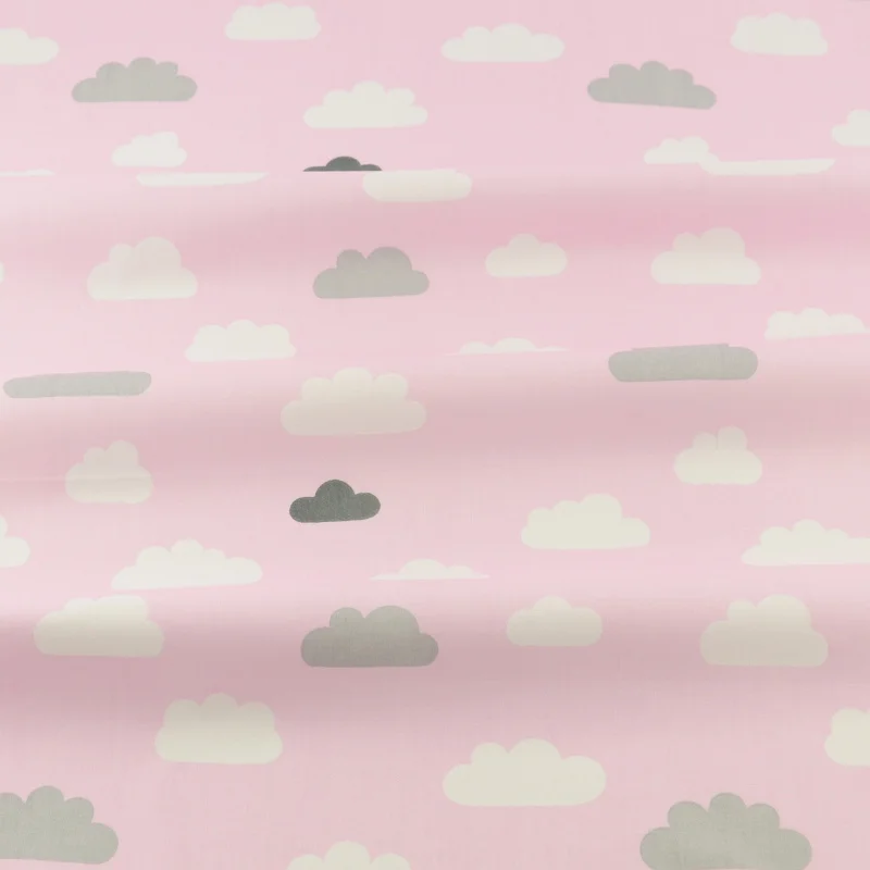 Шитье Tecido постельное белье из саржи хлопок Ткань Домашний текстиль лоскутное шитье скрапбукинг декоративный светильник розовый дизайн