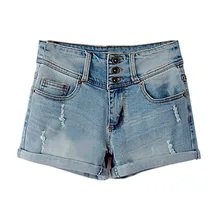 Джинсовые шорты женские свободные модные эластичные джинсовые шорты с высокой талией для женщин плюс размер джинсовые шорты сексуальные повседневные шорты