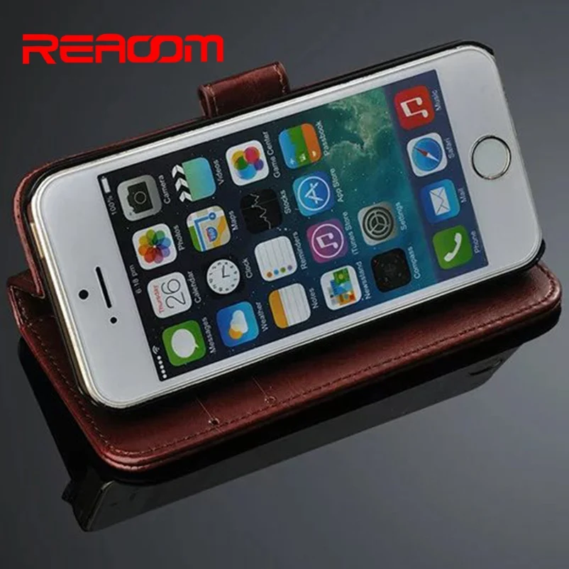 Card Flip Case for iPhone 5 5S SE Cover 360 Stand Coque Original Wallet Apple 8 7 6 6S Plus 10 X Xs Max Xr 8plus | Мобильные