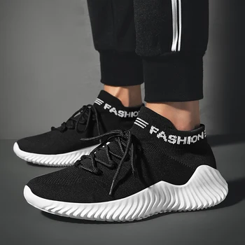 

Running Shoes for Men Breathable Mesh Sneakers Lightweight Slip-On Sport Shoes Outdoor Walking Jogging Training Shoes Zapatillas