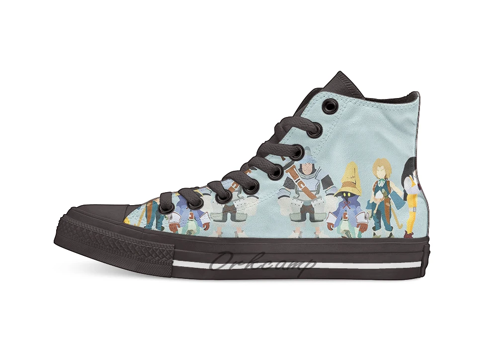 

Final Fantasy High Top Canvas Shoes Flat Casual Custom Unisex Sneaker Drop Shipping