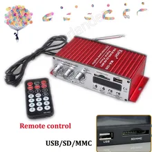 2CH усилитель выходной мощности 20WX2 RMS mini USB, cd, dvd компакт-диск FM MP3 цифровой плеер Caraudio стерео усилитель
