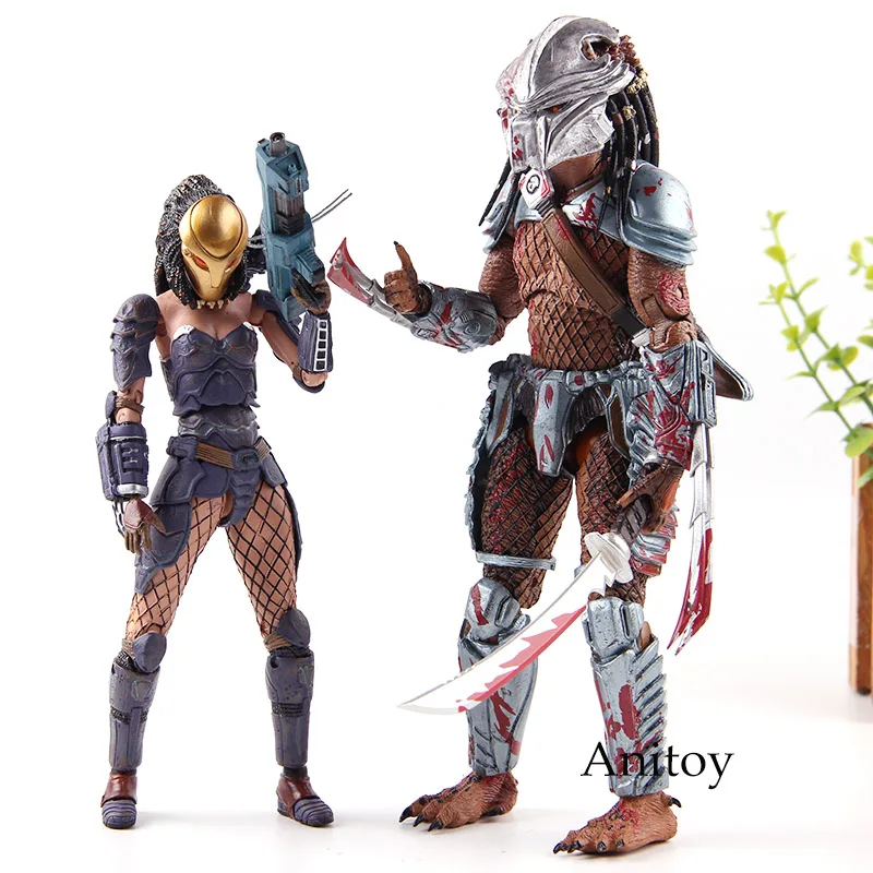 

Alien vs Predator AVP Alien Predator Action Figures Machiko Noguchi Hornhead Predator Figure PVC Collection Model Toys