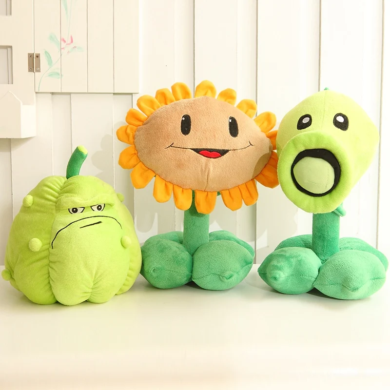 1 шт. плюшевая игрушка Растения против Зомби 30 см|cute peas|sunflower toysunflower plush toy |