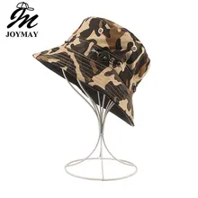 Joymay Новое поступление весна лето унисекс Камуфляж Панама шляпа для отдыха YF011