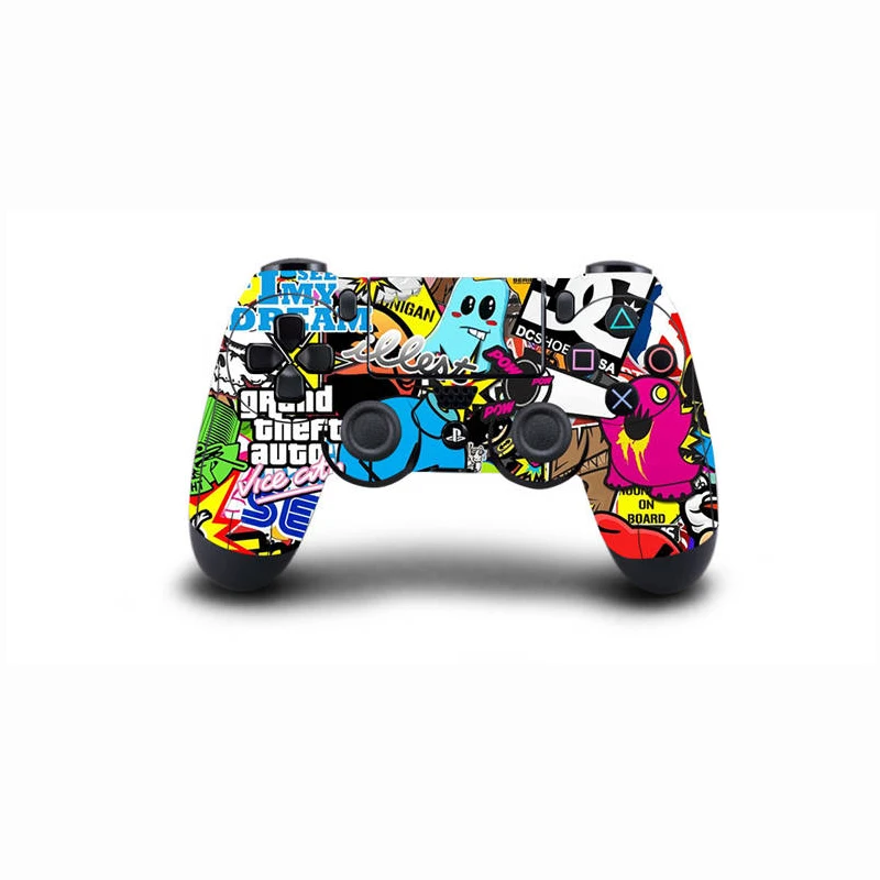 Gta 5 кожи Стикеры s для PS4 беспроводной контроллер геймпад Защитная крышка