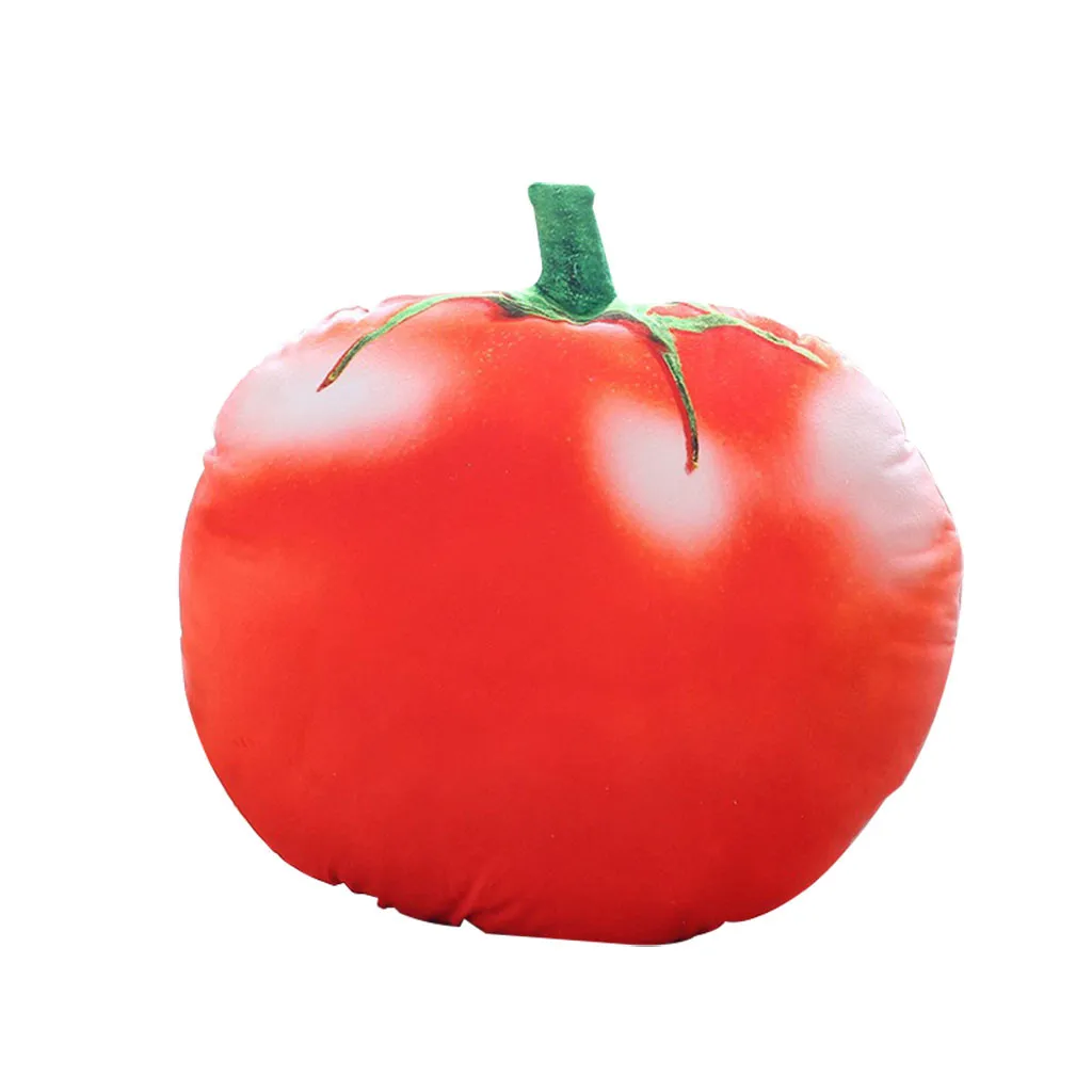 

Gajjar Creative Simulation Fruit Plush Pillow Stuffed Vegetables tomato Plush Toys Funny Gift Sofa Seat Cushion drop ship 417