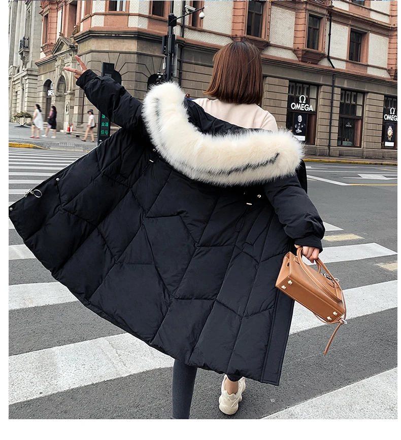 KUYOMENS Women Winter Coat Lady Jacket Warm Woman Parkas Female Overcoat High Quality Coats Girl's New Winter Clothes