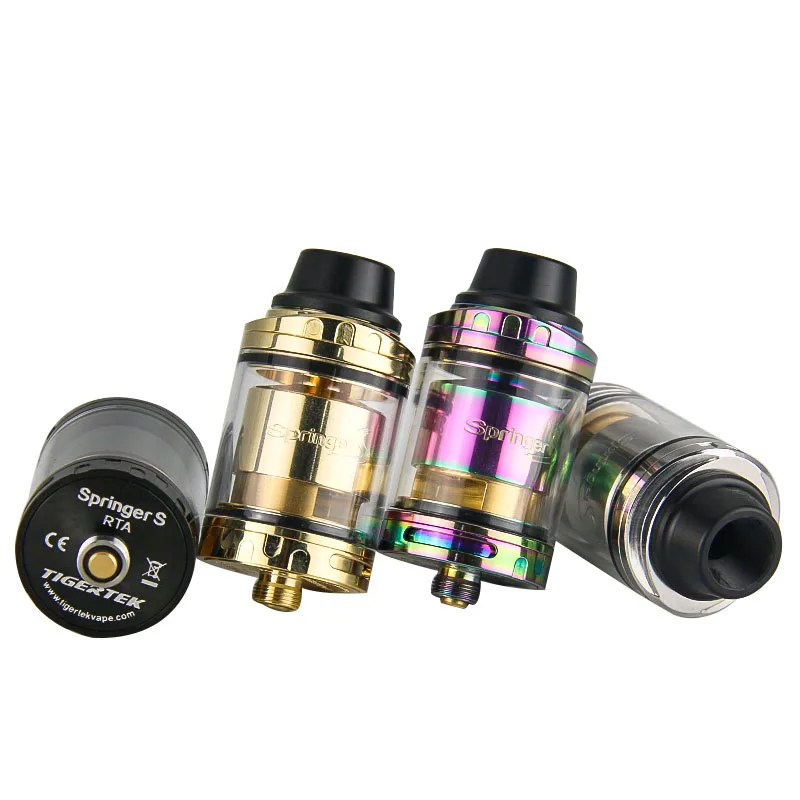 Оригинальный Ремонтопригодный резервуар для электронной сигареты Tigertek Spring S RTA 2 0