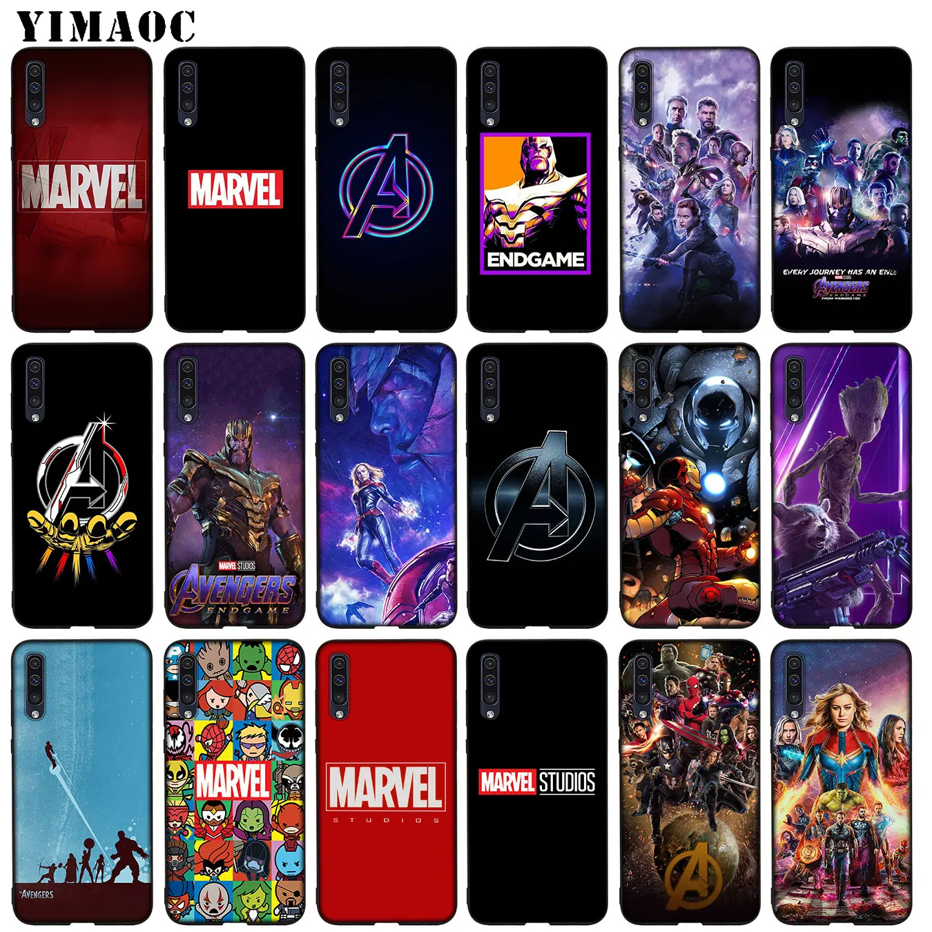 

YIMAOC Marvel Avengers Thanos Endgame Soft Silicone Case for Samsung Galaxy A70 A60 A50 A40 A30 A20 A10 A50S A40S A30S A20S A10S