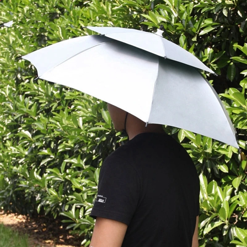 釣り傘超強力な太陽の傘キャップ新しいダブルオックスフォード Uv 保護身釣り帽子パラソル Parasol Hat Parasol Uvparasol Sun Umbrella Aliexpress