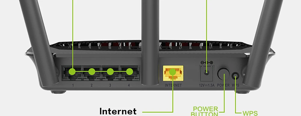 D-Link 1750Mbs 5 г модем дома волокно Wi-Fi роутера DIR-859 русский и английский микропрограммное обеспечение 2.4 г/ 5 ГГц Smart Гигабитный беспроводной маршрутизатор