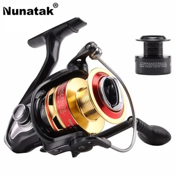 

Reel COMMANDER2000 3000 4000 5000 Spinning Fishing Reel 5.2:1/4.7:1 10BB Spinning Wheel Fishing Tackle +1P Free Spare Spool
