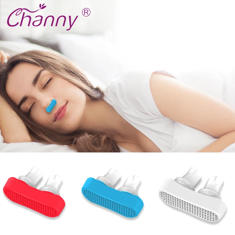 

2019 New Silicone Anti Snore Nasal Dilators Apnea Aid Device Stop Snoring Nose Clip Nose Breathing Apparatus Stop Snoring Device