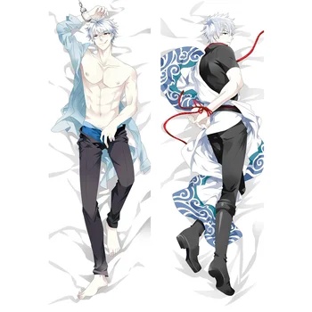 

GINTAMA Mans Character Free Shipping Anime 150x50cm 100x35cm Pillow Case Cover